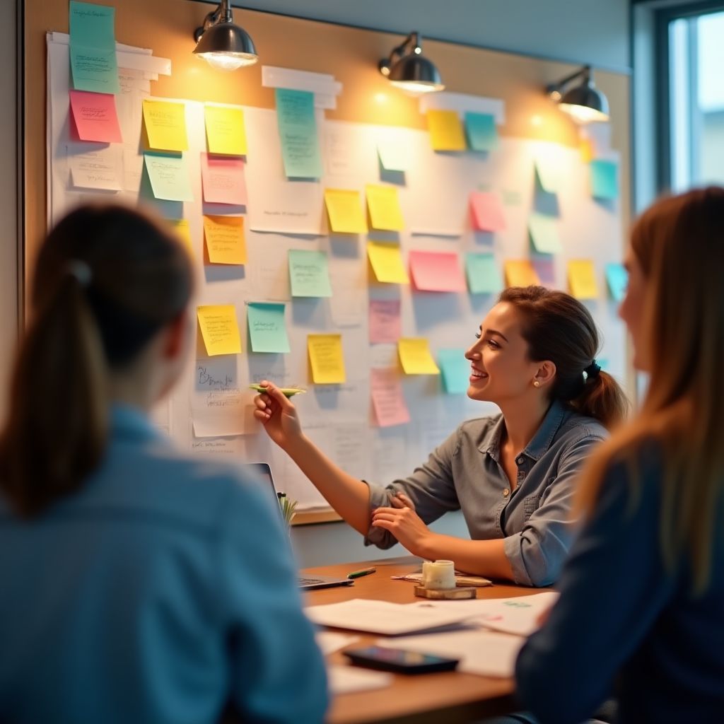 Sesión creativa de contenidos